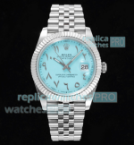 DIW Factory Swiss 3235 Rolex Datejust Tiffany Blue Arabic Numerals Dial Jubilee Watch 41MM_th.png